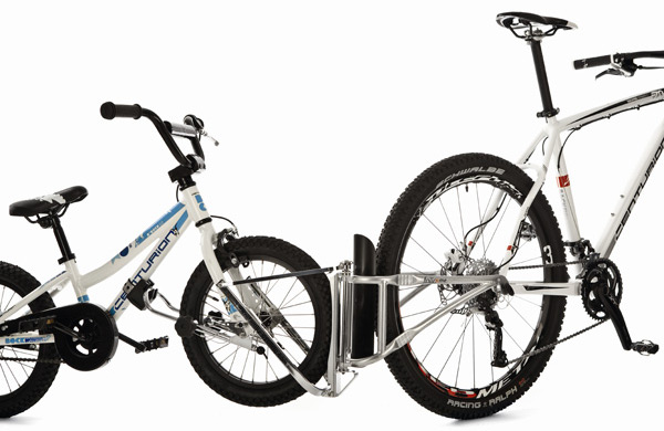 Followme Tandemkupplung am Rad montiert